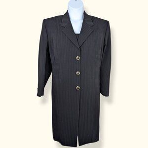 🍁V. Michael Luisi Wool Blend Longline Blazer